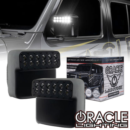 ORACLE Lighting LED Off-Road Side Mirrors for Jeep Wrangler JL - Gladiator JT