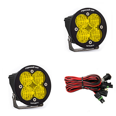 BAJA DESIGNS LED Light Pods Baja Amber Lens Wide Cornering Pair Squadron R Sport Baja Designs I 587815