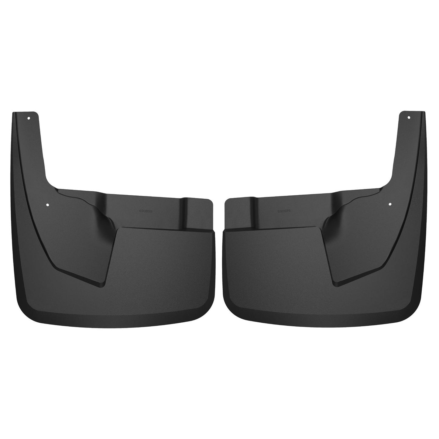 Husky Liners | Custom Mud Guards Dually Rear Mud Guards For 2019-2024 3500 without fender flares Husky Liners | 59081