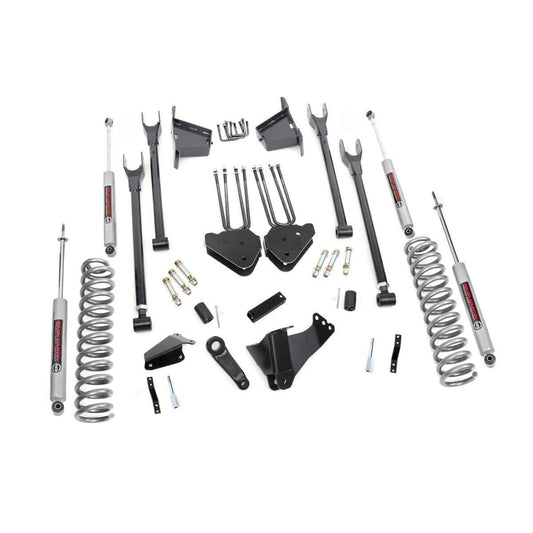 ROUGH COUNTRY 8 Inch Lift Kit | 4 Link | RR Blocks | Ford F-250/F-350 Super Duty 4WD (05-07) | 591.2