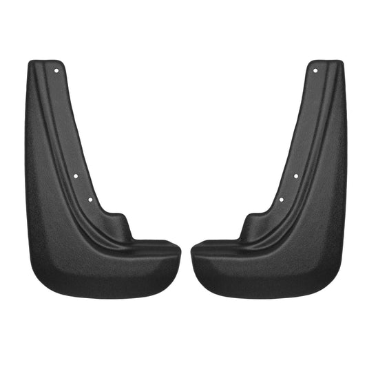 Husky Liners | Custom Mud Guards Rear Mud Guards For 2014-2020 Jeep Grand Cherokee Husky Liners | 59111 in black thermoplastic design.