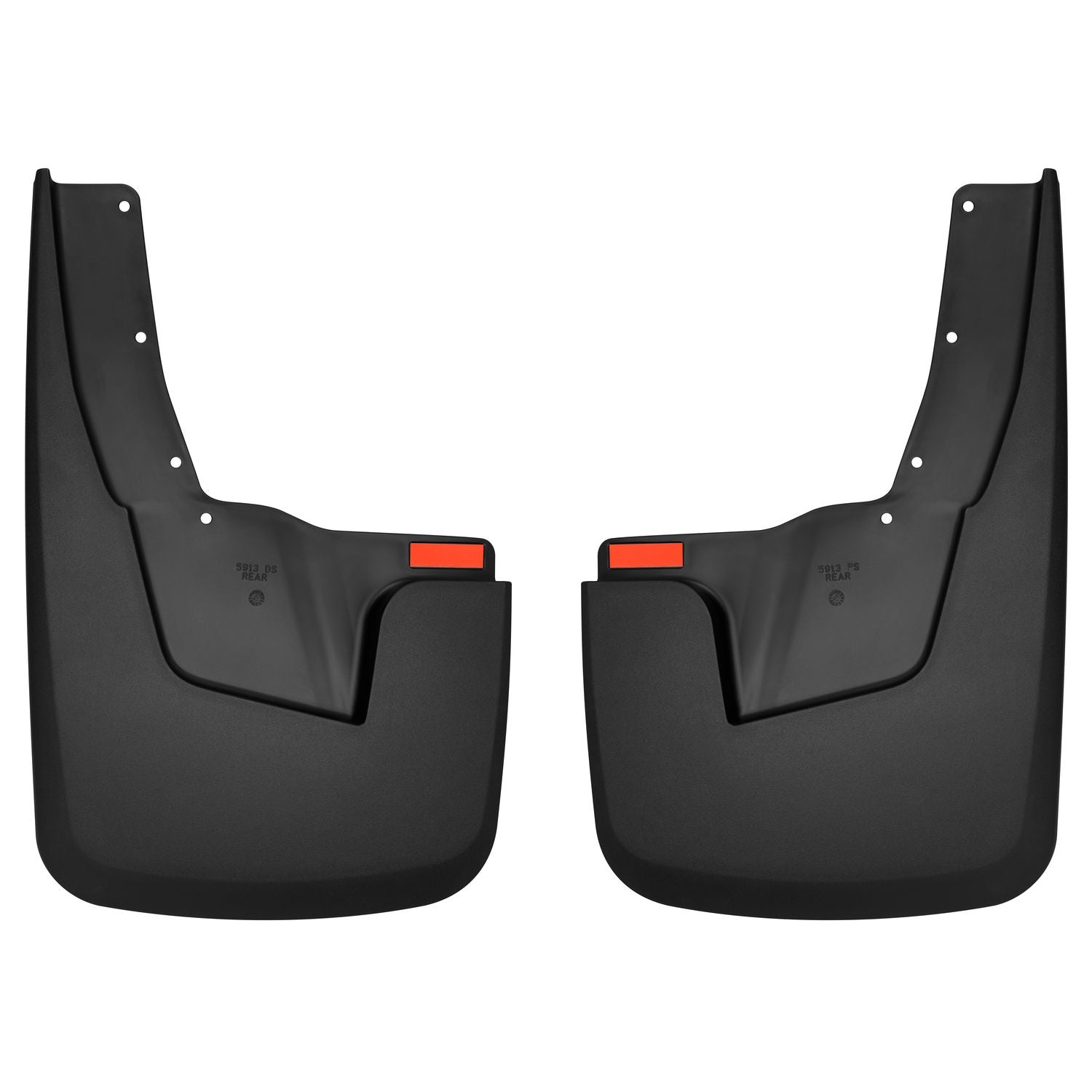 Husky Liners | Custom Mud Guards Rear Mud Guards For  Husky Liners | 59131, durable thermoplastic construction, made in the USA.