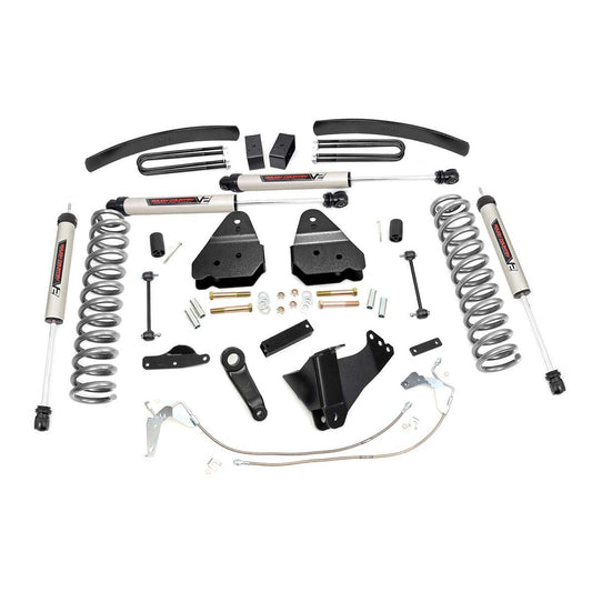 ROUGH COUNTRY 6 Inch Lift Kit | Diesel | V2 | Ford F-250/F-350 Super Duty 4WD (2008-2010) | 59470