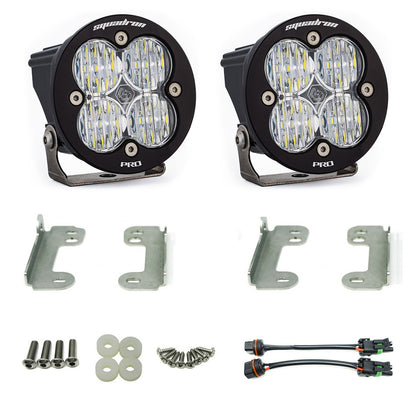 BAJA DESIGNS Jeep JK Fog LiLights Pocket Kit Squadron R Pro Baja Designs I 597503