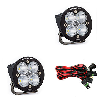 BAJA DESIGNS LED Light Pods Clear Lens Spot Pair Squadron R Pro Baja Designs I 597801