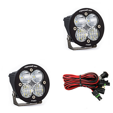 BAJA DESIGNS LED Light Pods Clear Lens Driving/Combo Pair Squadron R Pro Baja Designs I 597803