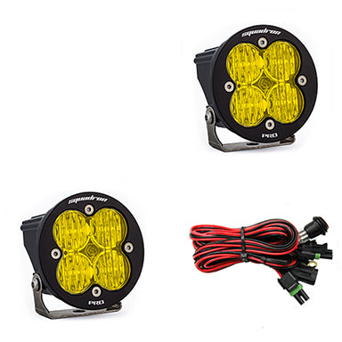 BAJA DESIGNS LED Light Pods Baja Amber Lens Wide Cornering Pair Squadron R Pro Baja Designs I 597815