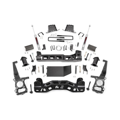 Rough Country Strut Spacers w/N3 Rear Shocks 6 Inch Lift Kit I 57530