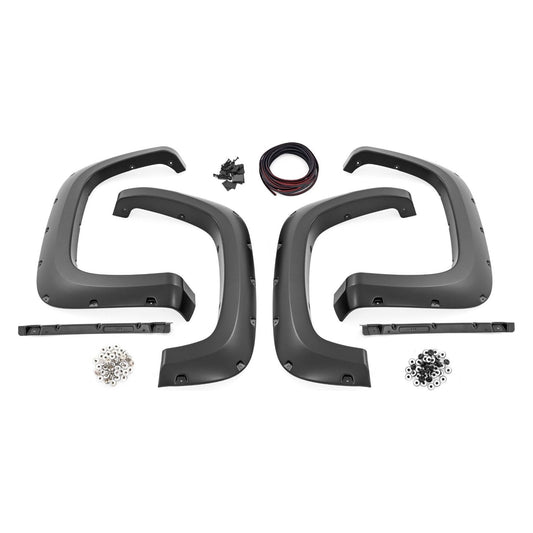 Rough Country Flat Black Pocket Fender Flares I F-C12011A