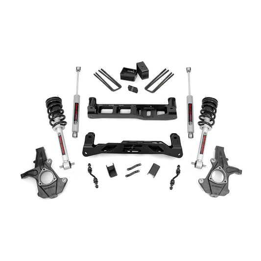 ROUGH COUNTRY 5 Inch Lift Kit | Alu/Stamp Steel | N3 Struts | Chevy/GMC 1500 (14-18 & Classic) | 24834