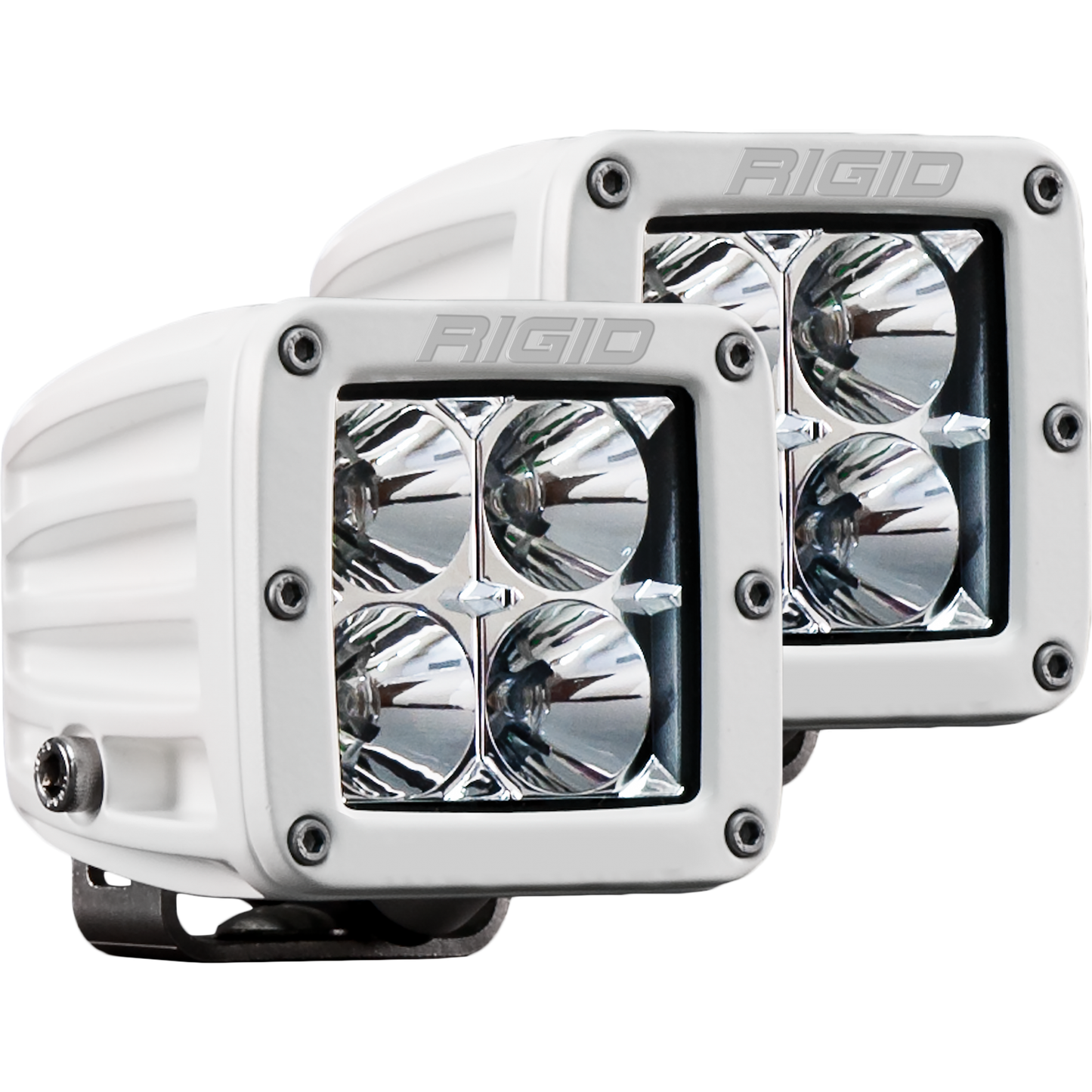 RIGID INDUSTRIES | Hybrid Flood Surface Mount White Housing Pair D-Series Pro RIGID Industries | 602113