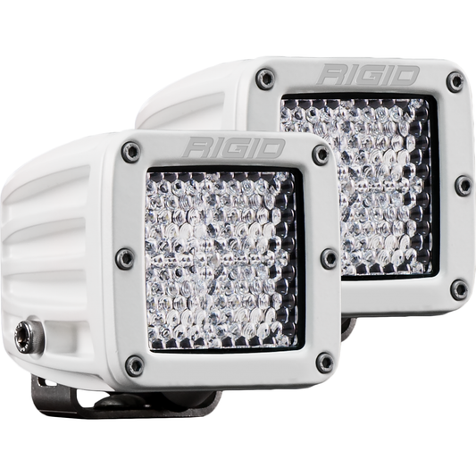 RIGID INDUSTRIES | Hybrid Diffused Surface Mount White Housing Pair D-Series Pro RIGID Industries | 602513
