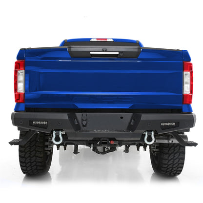 Smittybilt M1A2 Rear Bumper Incl. 2-6 in. Light Bars/Adjustable Steps I 614933