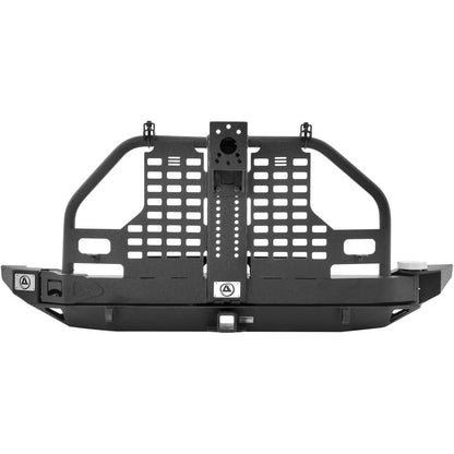 Smittybilt XRC Rear Bumper Black Powder Coat Tire Carrier Not Included I 76896-01