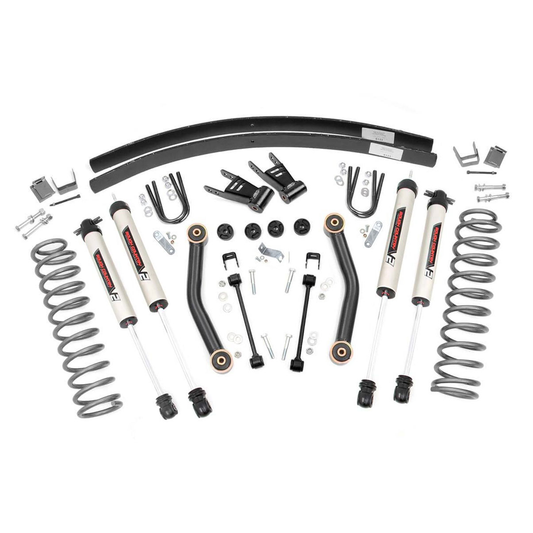 ROUGH COUNTRY 4.5 Inch Lift Kit | V2 | Rear AAL | Jeep Cherokee XJ 2WD/4WD (1984-2001) | 62370