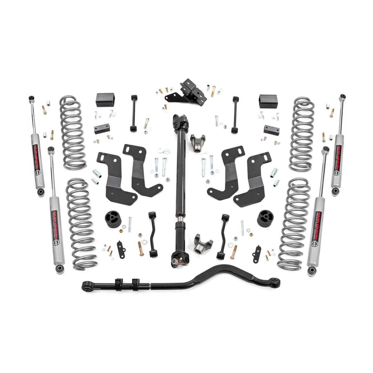 ROUGH COUNTRY 3.5 Inch lift Kit | C/A Drop | FR D/S | Jeep Wrangler Unlimited 4WD (24-25) | 91930