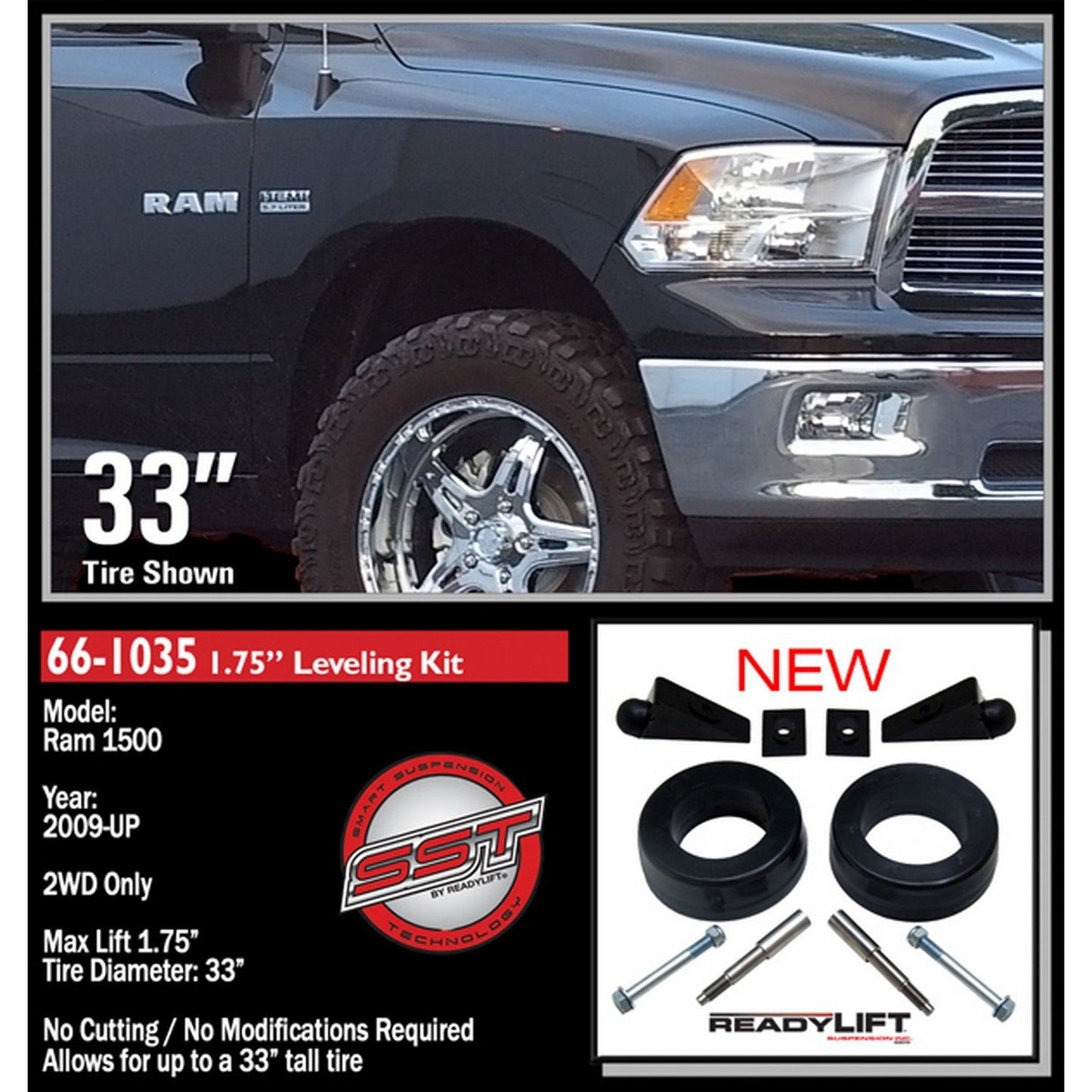 ReadyLIFT 1.75'' Leveling Kit (1500) 66-1035