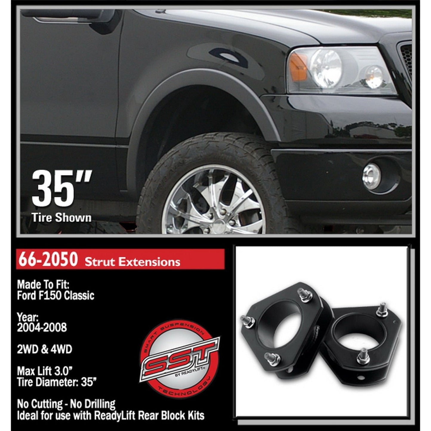ReadyLIFT 3'' Leveling Kit (F150) 66-2050