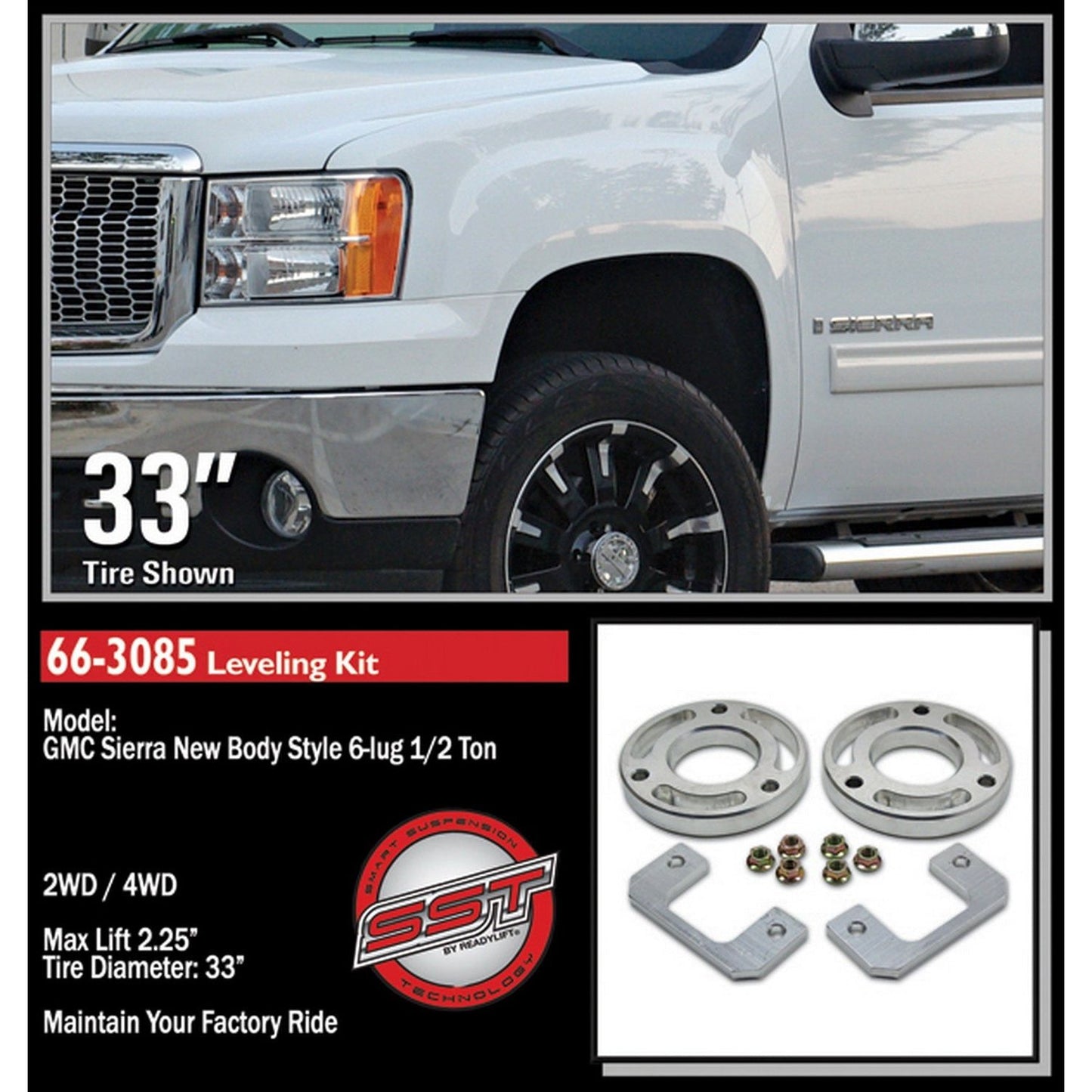 ReadyLIFT 2.25'' Front Leveling Kit (1500/Tahoe/Suburban/Yukon  Xl/Escalade) 66-3085