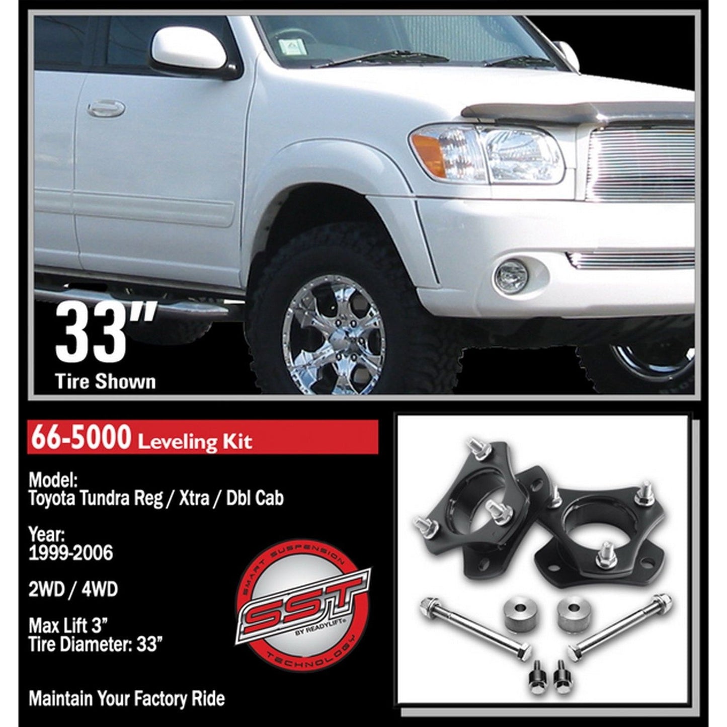 ReadyLIFT 3'' Front Leveling Kit (Tundra) 66-5000