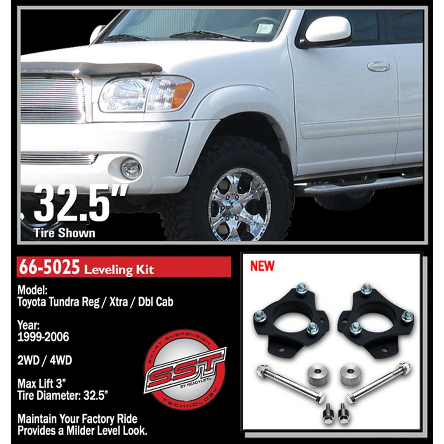 ReadyLIFT 2.5'' Front Leveling Kit (Tundra) 66-5025