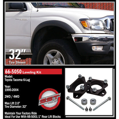 ReadyLIFT 2'' Front Leveling Kit (Tacoma 6 Lug) 66-5050