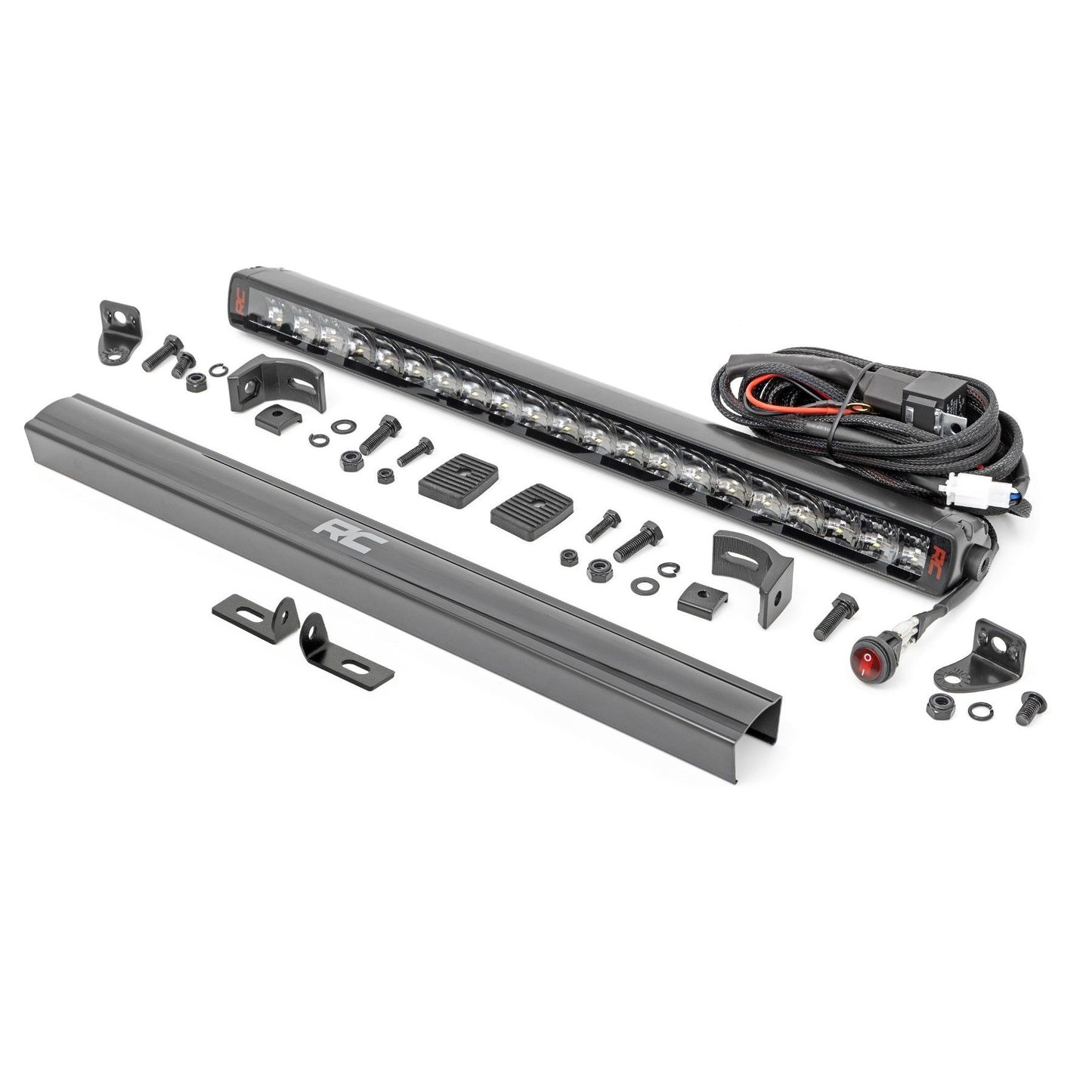 ROUGH COUNTRY LED Light Kit | Bumper Mount | 20" Spectrum Single Row | Ford Ranger (19-23) | 80815