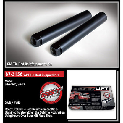 ReadyLIFT Tie Rod Reinforcement Kit - 8 Lug (1500) 67-3156