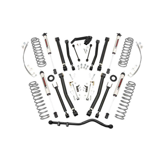 ROUGH COUNTRY 4 Inch Lift Kit | X-Series | V2 | Jeep Wrangler Unlimited 2WD/4WD (2007-2018) | 67470