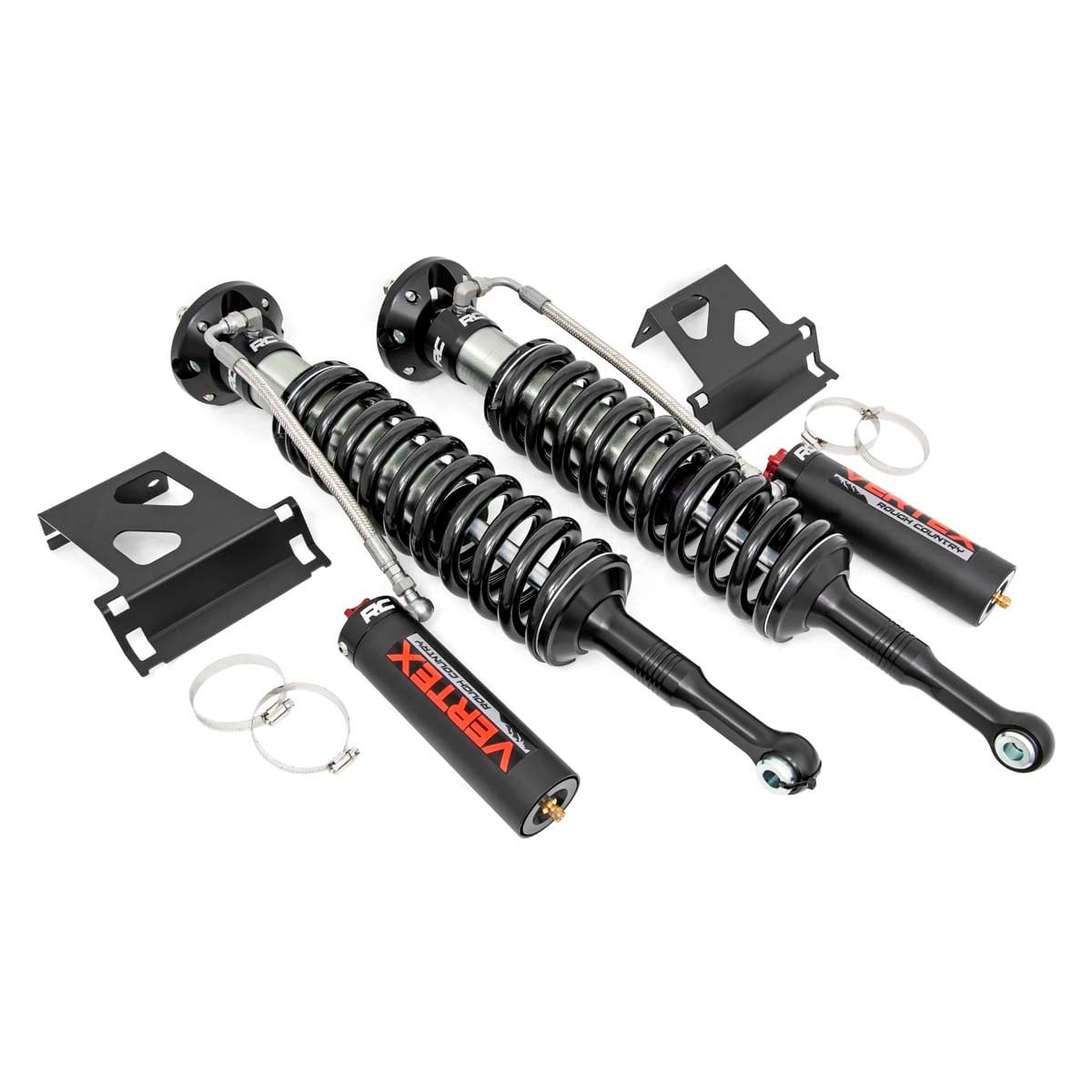 ROUGH COUNTRY Vertex 2.5 Adjustable Coilovers | Front | 6" | Toyota Tundra 4WD (2007-2021) | 689013