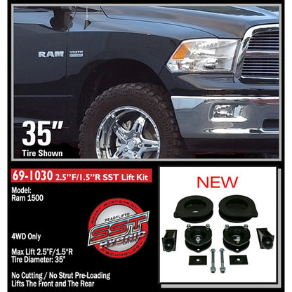 ReadyLIFT 2.5'' Front with 1.5'' Rear SST Lift Kit (1500) 69-1030