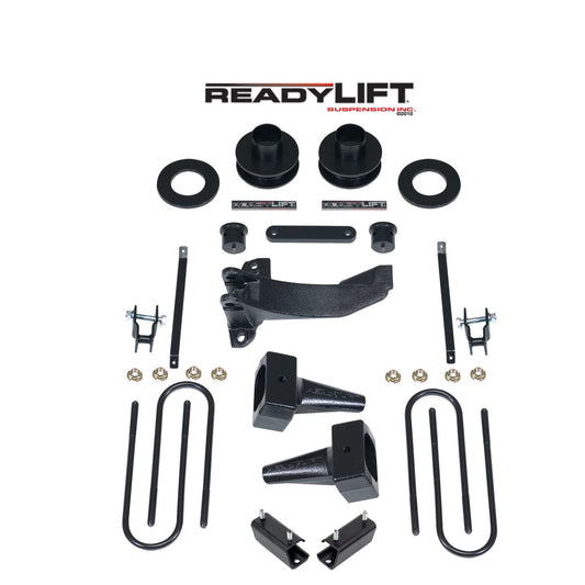 ReadyLIFT 2.5'' SST Lift Kit with 5'' Rear Flat Blocks for 2 Piece Drive Shaft without Shocks (F250/F350/F450) 69-2511TP