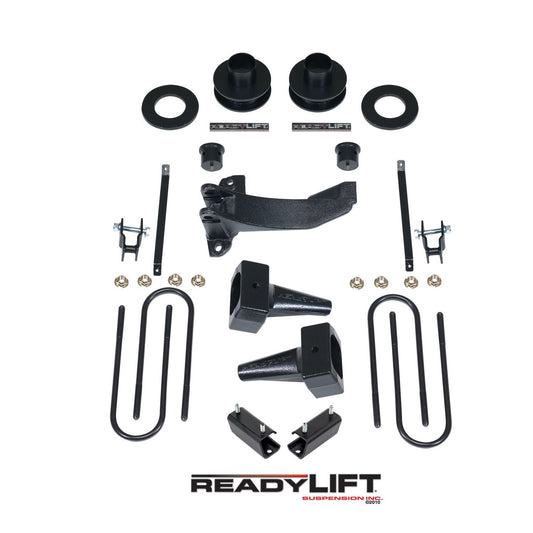 ReadyLIFT 2.5'' SST Lift Kit with 5'' Rear Tapered Blocks - 1 Piece Drive Shaft without Shocks (F250/F350/F450) 69-2527