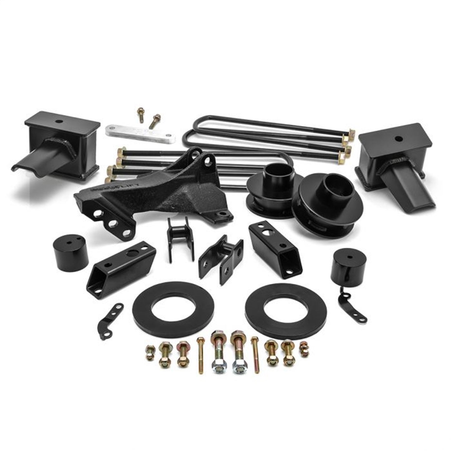 ReadyLIFT 2.5'' SST Lift Kit with 4'' Rear Flat Blocks for 2 Piece Drive Shaft without Shocks (F250/F350) 69-2741