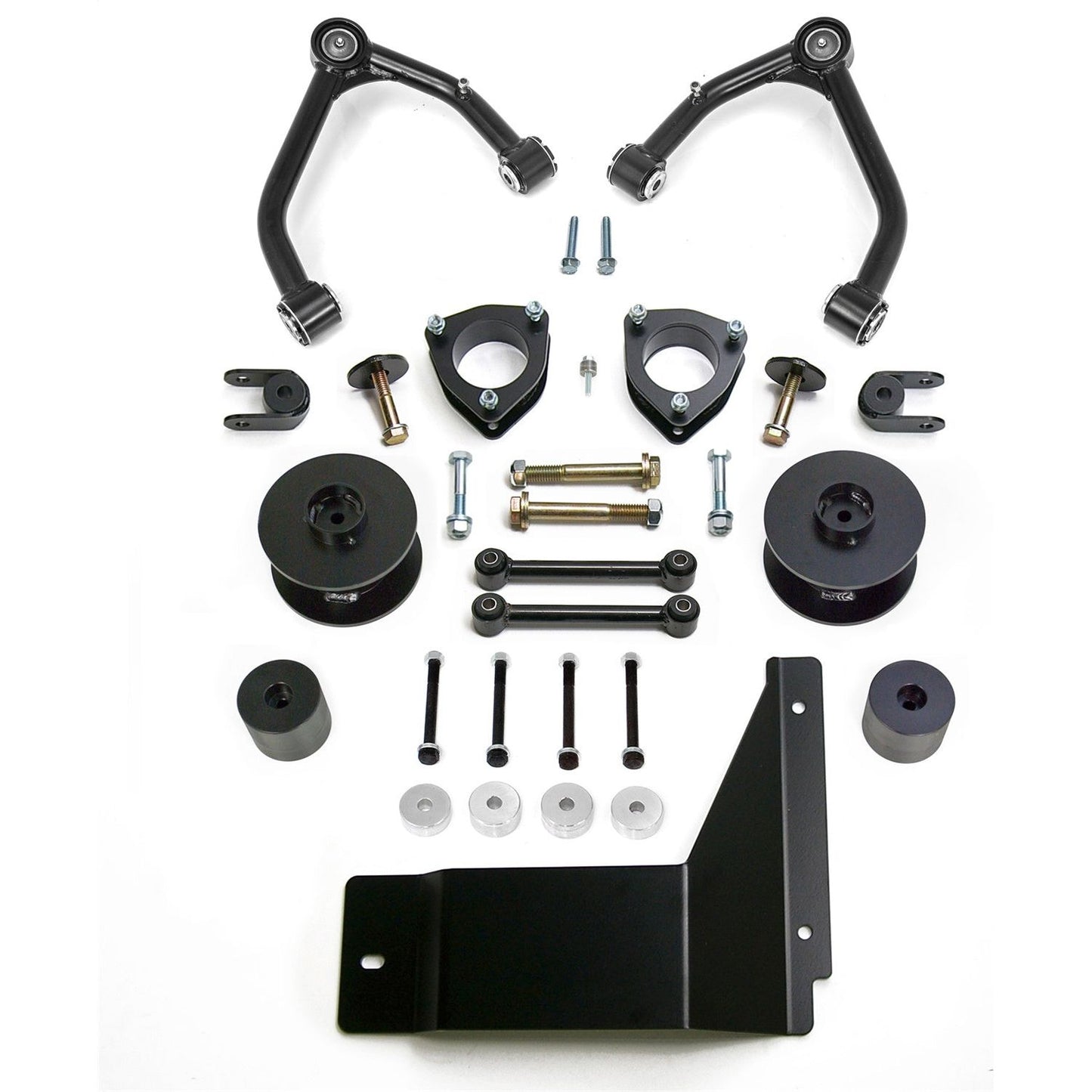 ReadyLIFT 4'' SST Lift Kit with 3'' Rear Spacer Upper Control Arms for Factory Steel OE Upper Control Arms without Shocks (Tahoe/Suburban/Yukon  Xl) 69-3495