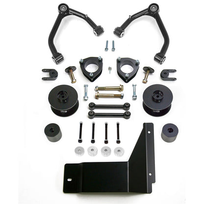 ReadyLIFT 4'' SST Lift Kit with 3'' Rear Spacer Upper Control Arms for Factory Steel OE Upper Control Arms without Shocks (Tahoe/Suburban/Yukon  Xl) 69-3495