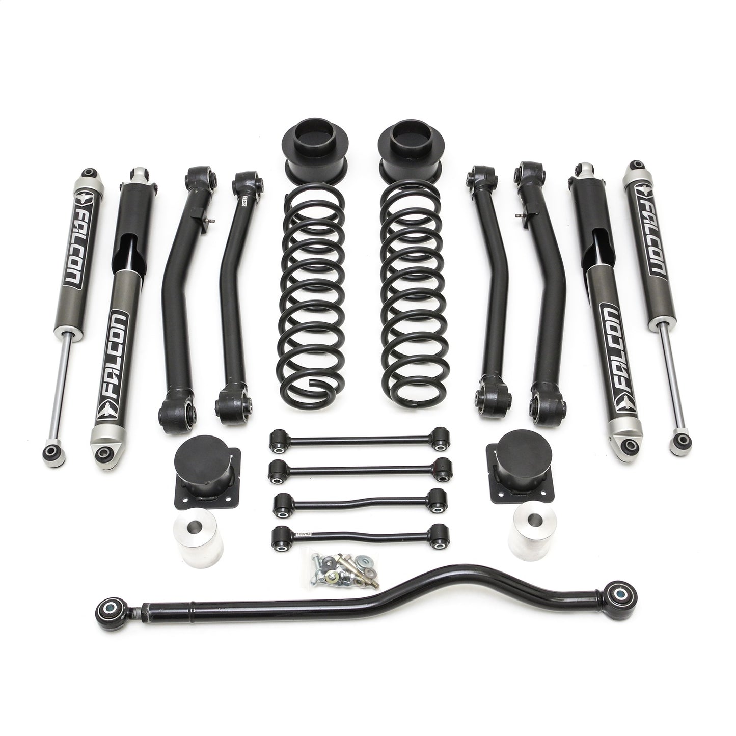 ReadyLIFT 4'' Terrain Flex 4-Arm Kit with Falcon 2.1 Shocks (includes front track bar) (Jt Gladiator) 69-6041