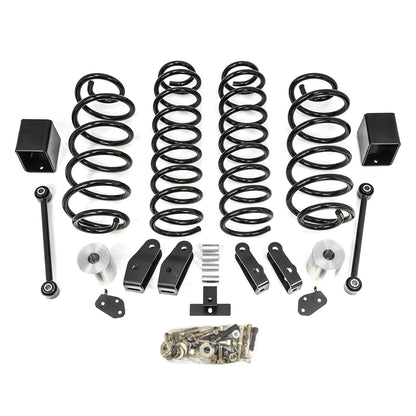 ReadyLIFT 2.5'' Coil Spring Lift Kit (black spring w/ shock extensions) (JL Wrangler Rubicon) 69-6827