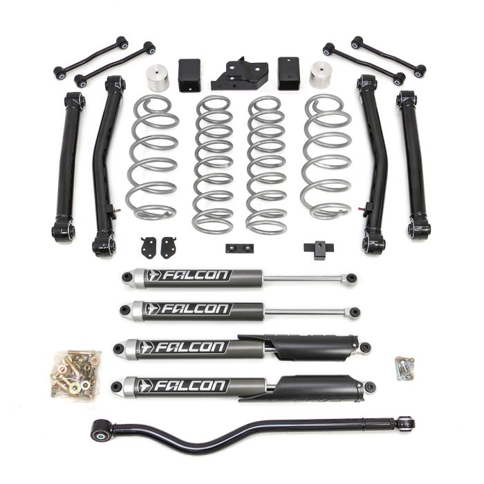 ReadyLIFT Terrain Flex 4-Arm Kit With Falcon 2.1 Monotube Shocks 2018-2023 Jeep JL Wrangler 69-6837