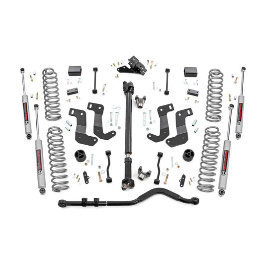ROUGH COUNTRY 3.5 Inch Lift Kit | C/A Drop | FR D/S | Jeep Wrangler Unlimited 4WD (24-25) | 94030