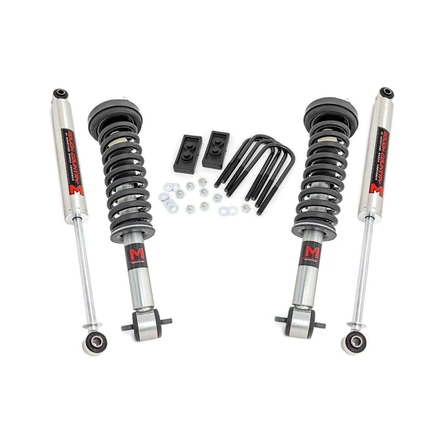 Rough Country M1 Struts w/M1 Rear Shocks 2 Inch Lift Kit I 50040