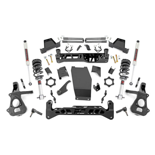 ROUGH COUNTRY 7 Inch Lift Kit | Cast Steel | M1 Struts/M1 | Chevy/GMC 1500 (14-18 & Classic) | 22840