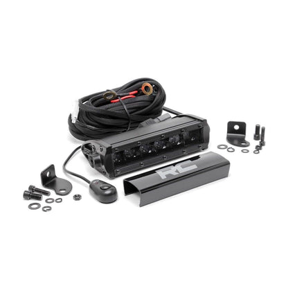 ROUGH COUNTRY 6 Inch Black Series LED Light Bar | Single Row | 70707BL