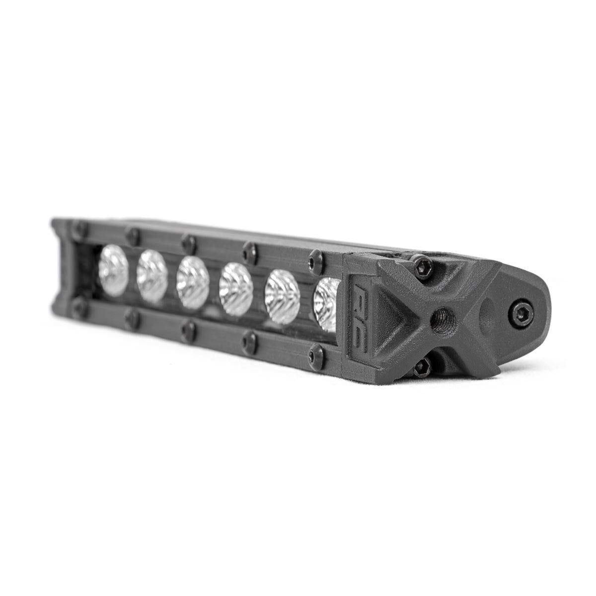 ROUGH COUNTRY 6 Inch Black Series LED Light Bar | Slim Line | Pair | 70406ABL