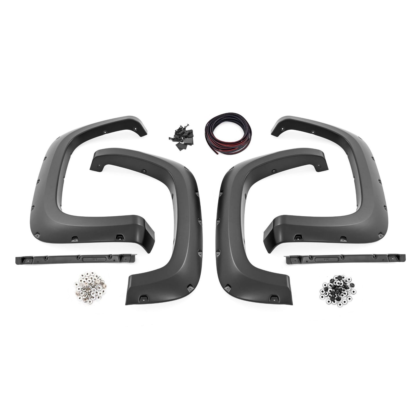 ROUGH COUNTRY Pocket Fender Flares | GJI Shadow Gray | Chevy Silverado 2500 HD/3500 HD (20-25) | F-C12011A-GJI