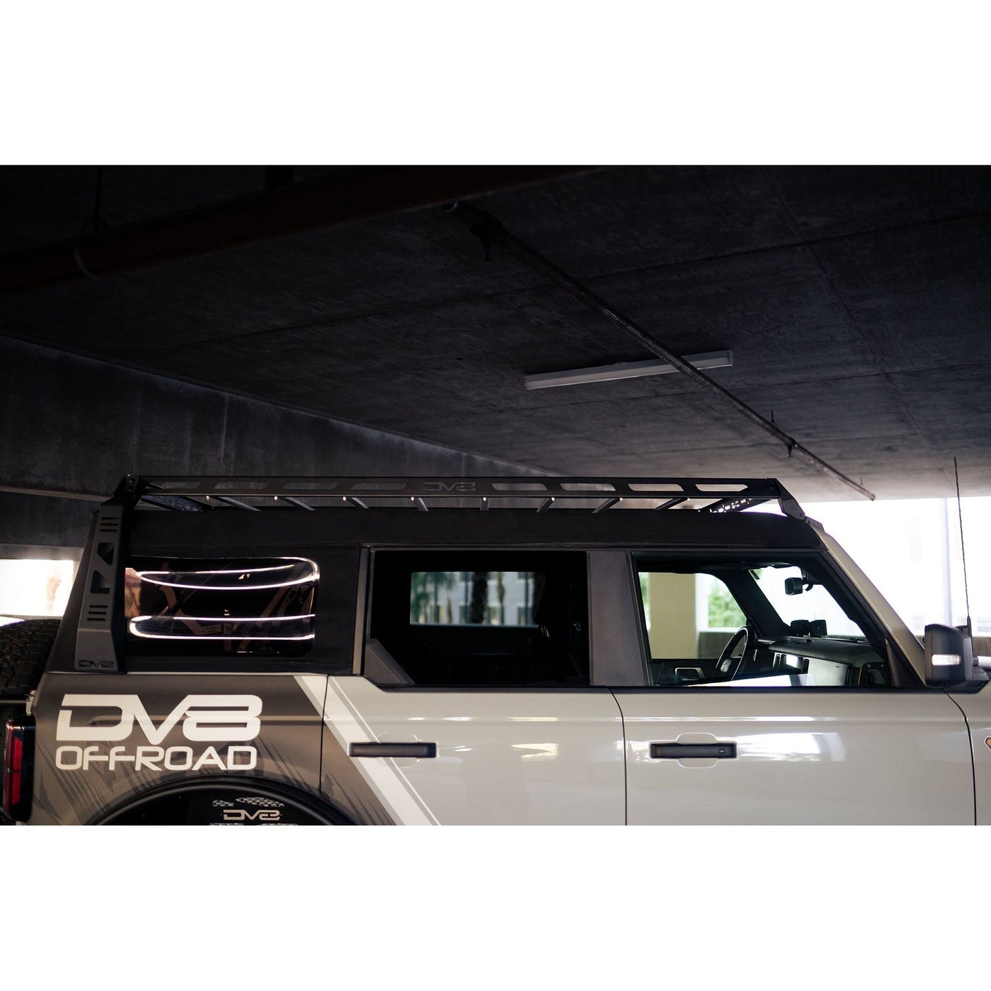 DV8 Off-Road 2021-2024 Ford Bronco | 4-Door Soft Top Roof Rack C3| RRBR-01