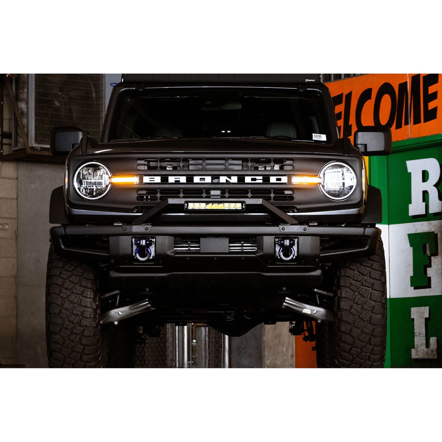 DV8 Off-Road 2021-2024 Ford Bronco | Factory Modular Front Bumper Bull Bar C3| LBBR-04