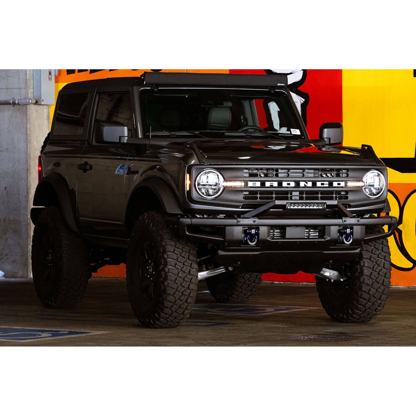 DV8 Off-Road 2021-2024 Ford Bronco | Factory Modular Front Bumper Bull Bar C3| LBBR-04