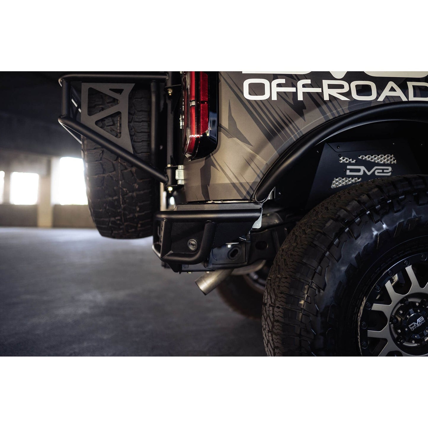 DV8 Off-Road 2021-2024 Ford Bronco | Competition Series Rear Bumper C3| RBBR-04