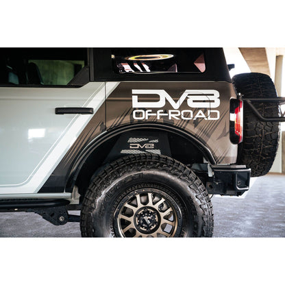 DV8 Off-Road 2021-2024 Ford Bronco | Rear Inner Fender Liners C3| INFEND-05RB